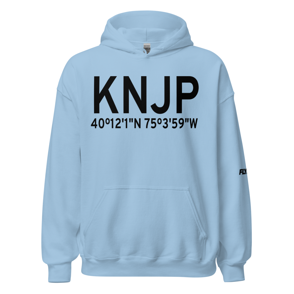 Warminster Naval Air Warfare Center (KNJP) ICAO Hoodie Sweatshirt 