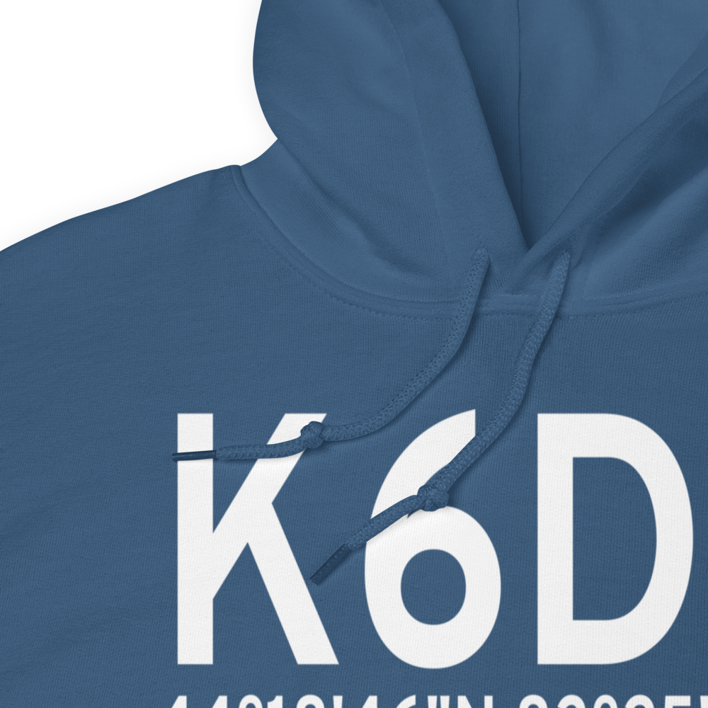 Iosco County Airport (K6D9) ICAO Hoodie Sweatshirt 