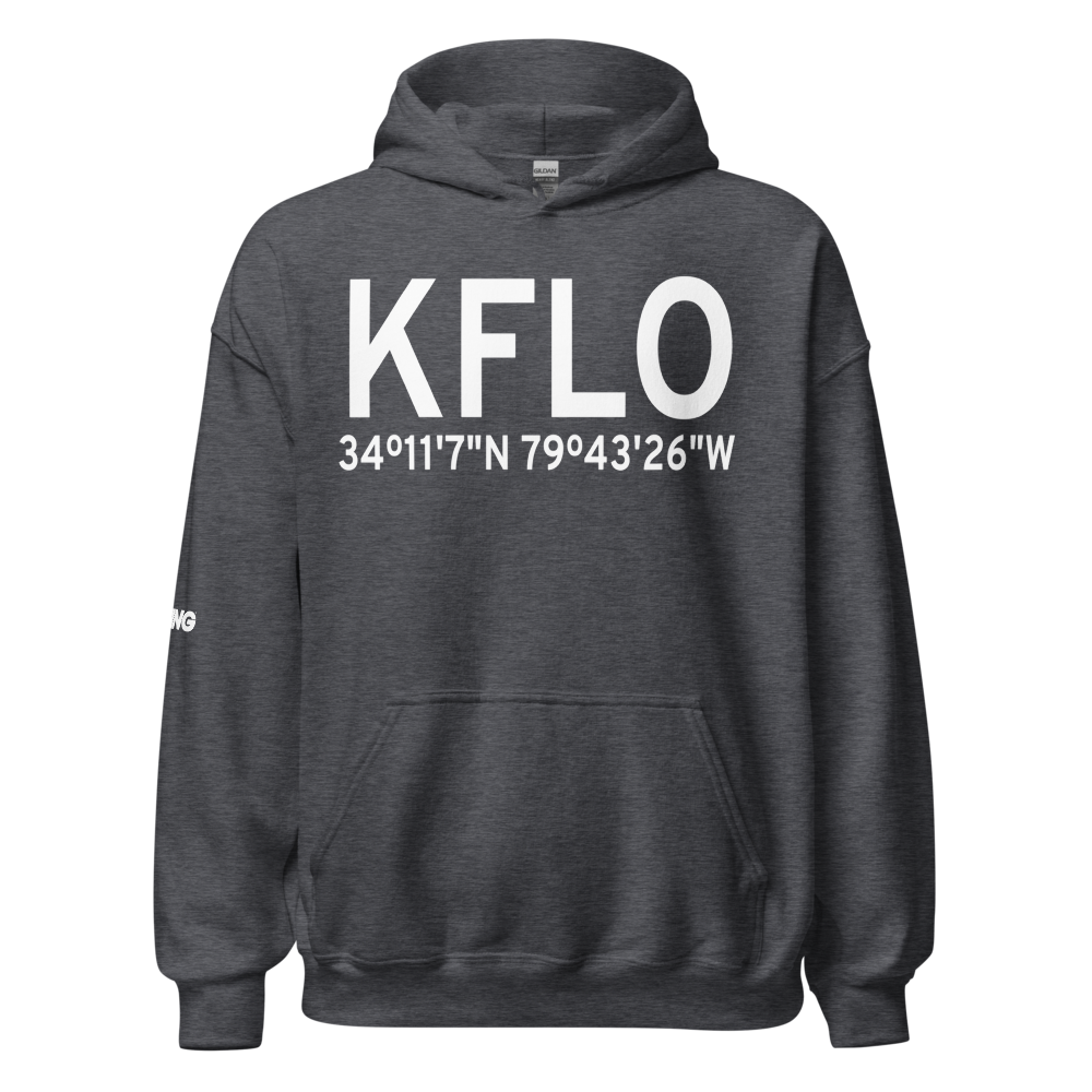 Florence Regional Airport (KFLO) ICAO Hoodie Sweatshirt 