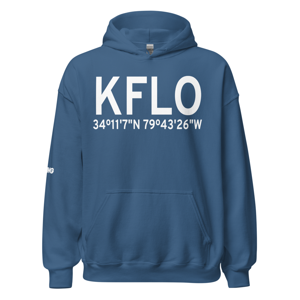 Florence Regional Airport (KFLO) ICAO Hoodie Sweatshirt 