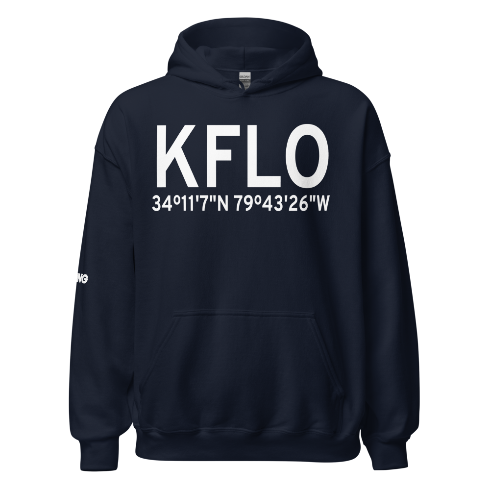 Florence Regional Airport (KFLO) ICAO Hoodie Sweatshirt 
