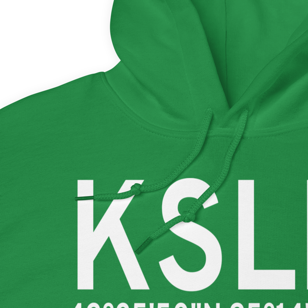 Storm Lake Municipal Airport (KSLB) ICAO Hoodie Sweatshirt 