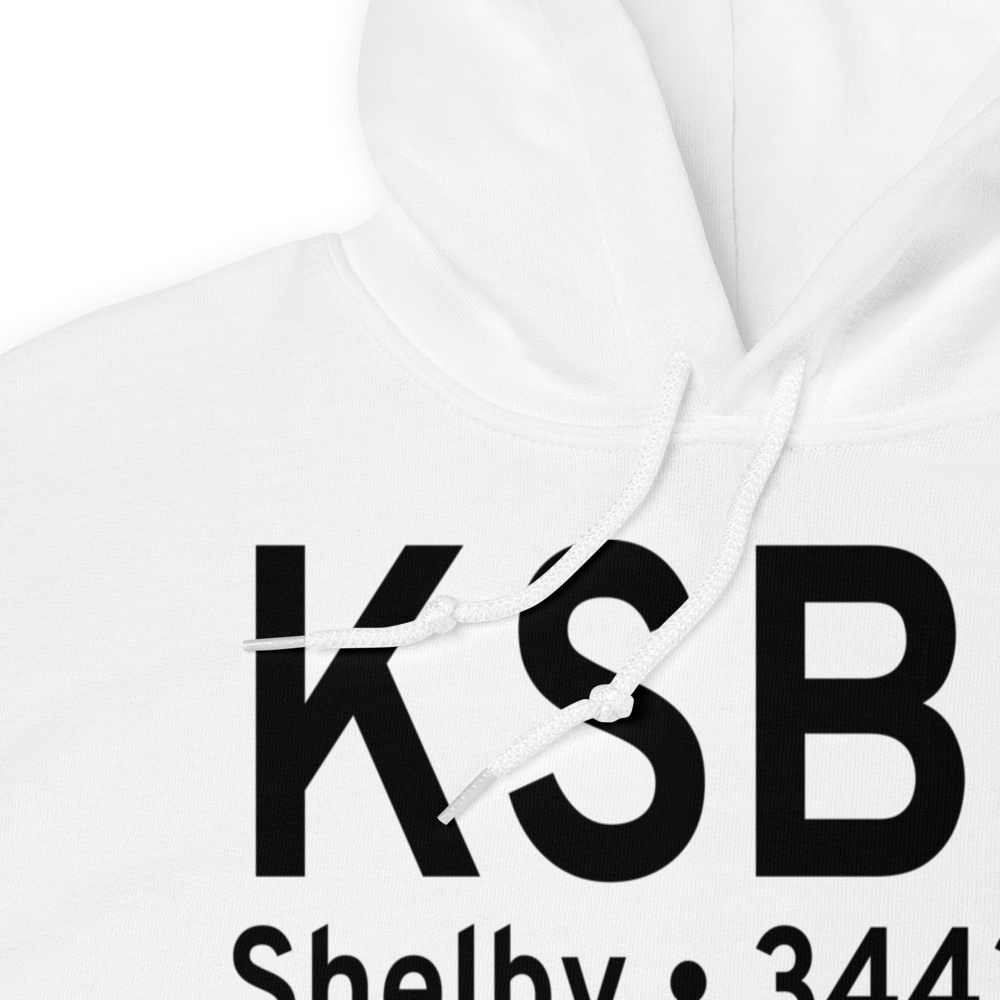 Shelby Airport (KSBX) ICAO Hoodie Sweatshirt 