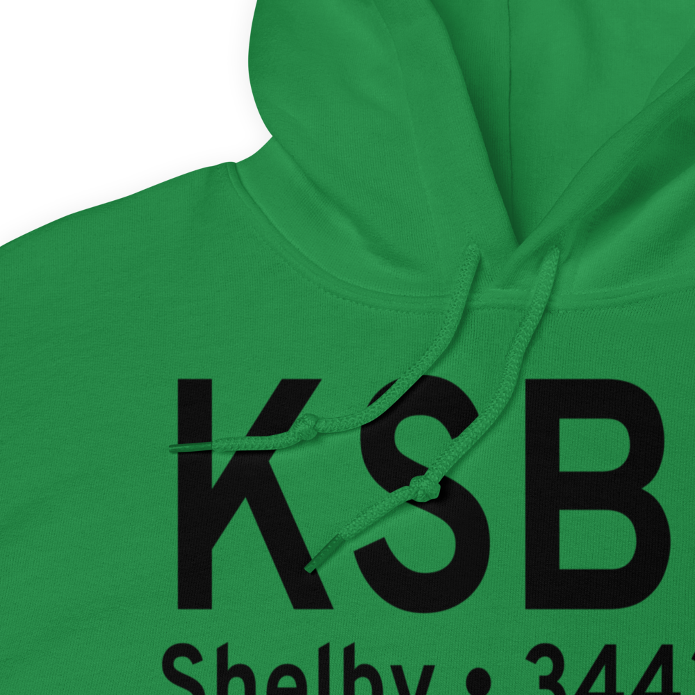 Shelby Airport (KSBX) ICAO Hoodie Sweatshirt 