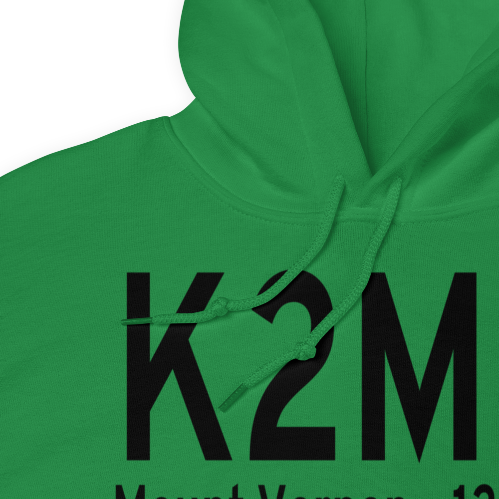 Mount Vernon Municipal Airport (K2MO) ICAO Hoodie Sweatshirt 