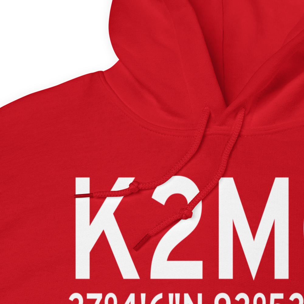 Mount Vernon Municipal Airport (K2MO) ICAO Hoodie Sweatshirt 