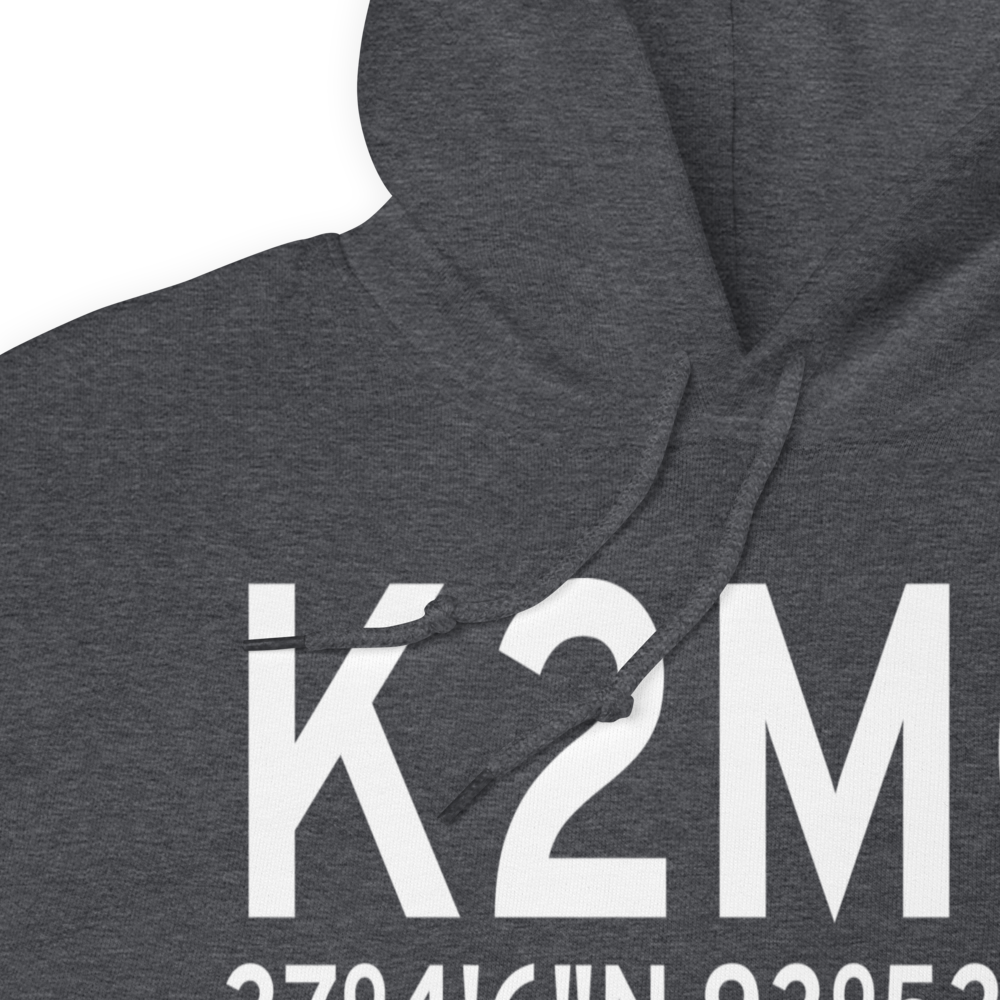 Mount Vernon Municipal Airport (K2MO) ICAO Hoodie Sweatshirt 
