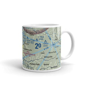 P W Johnson Memorial Airport (75D) VFR Sectional  Mug