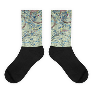 P W Johnson Memorial Airport (75D) VFR Sectional Socks