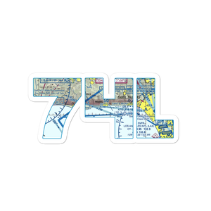 Malibu Administrative Center Heliport (74L) VFR Sectional Sticker