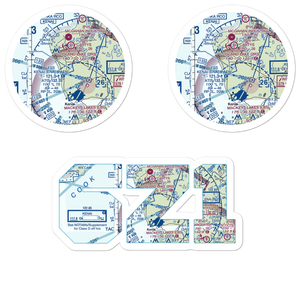 Arness Lake Airport (6Z1) VFR Sectional Sticker Pack