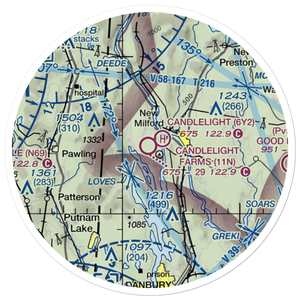 Candlelight Heliport (6Y2) VFR Sectional Sticker (20 mile)
