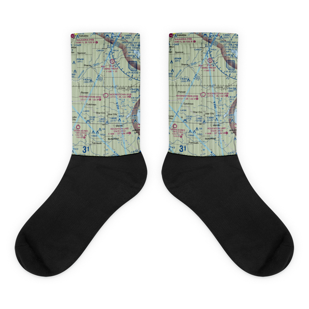 Moorestown Airpark (6Y0) VFR Sectional Socks 