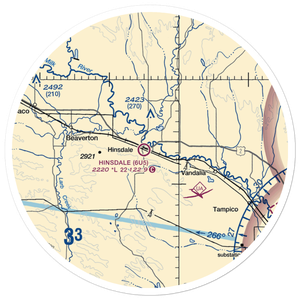 Hinsdale Airport (6U5) VFR Sectional Sticker (30 mile)