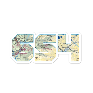 Davis Airport (6S4) VFR Sectional Sticker