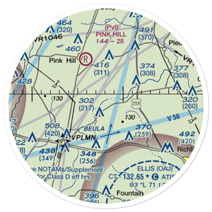 Eagles Nest Airport (6N9) VFR Sectional Sticker (20 mile)