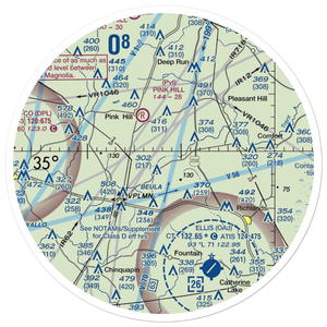 Eagles Nest Airport (6N9) VFR Sectional Sticker (30 mile)