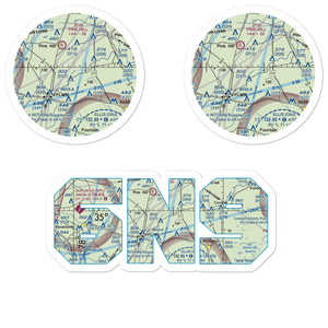 Eagles Nest Airport (6N9) VFR Sectional Sticker Pack