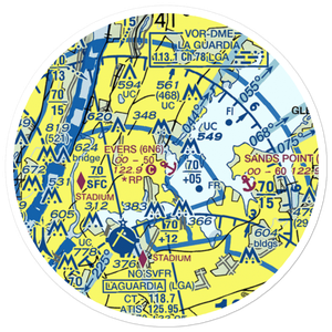 Evers Seaplane Base (6N6) VFR Sectional Sticker (20 mile)