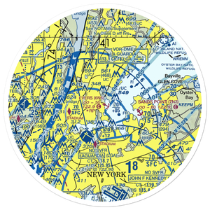 Evers Seaplane Base (6N6) VFR Sectional Sticker (30 mile)