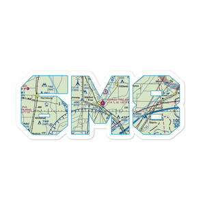Marked Tree Municipal Airport (6M8) VFR Sectional Sticker