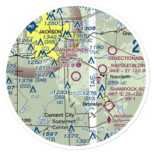 Van Wagnen Airport (6H4) VFR Sectional Sticker (20 mile)