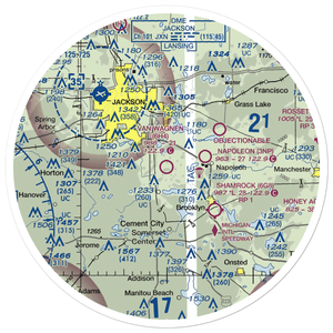 Van Wagnen Airport (6H4) VFR Sectional Sticker (30 mile)