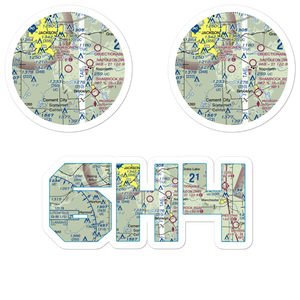 Van Wagnen Airport (6H4) VFR Sectional Sticker Pack