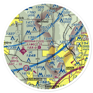 Schmeltzer Heliport (6D5) VFR Sectional Sticker (20 mile)