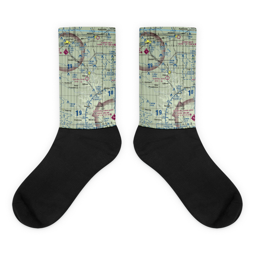 Eldora Municipal Airport (6C0) VFR Sectional Socks 
