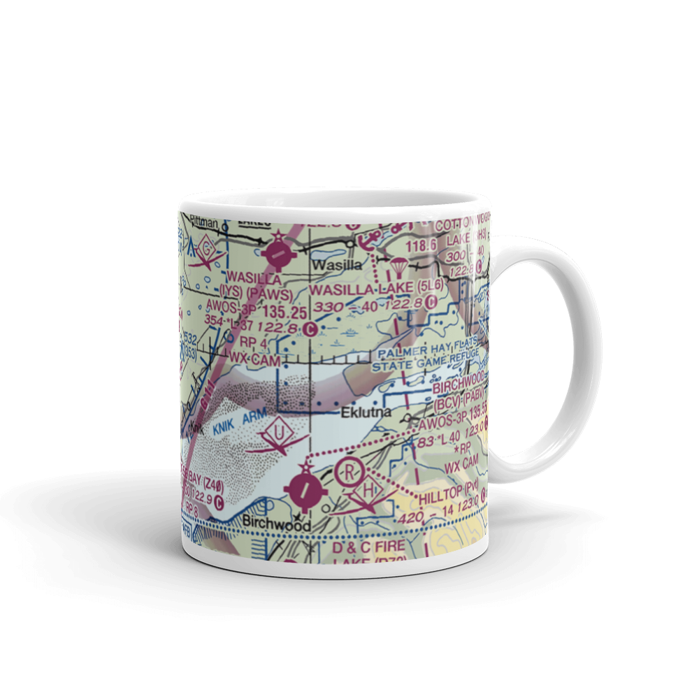 Brocker Lake Seaplane Base (6A7) VFR Sectional  Mug 