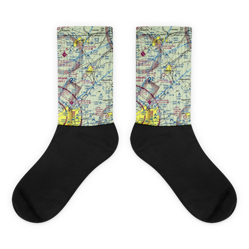 Warf Airport (6A5) VFR Sectional Socks 