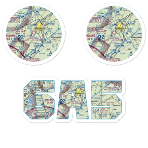 Warf Airport (6A5) VFR Sectional Sticker Pack