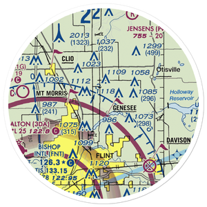 Duford Field (68G) VFR Sectional Sticker (20 mile)