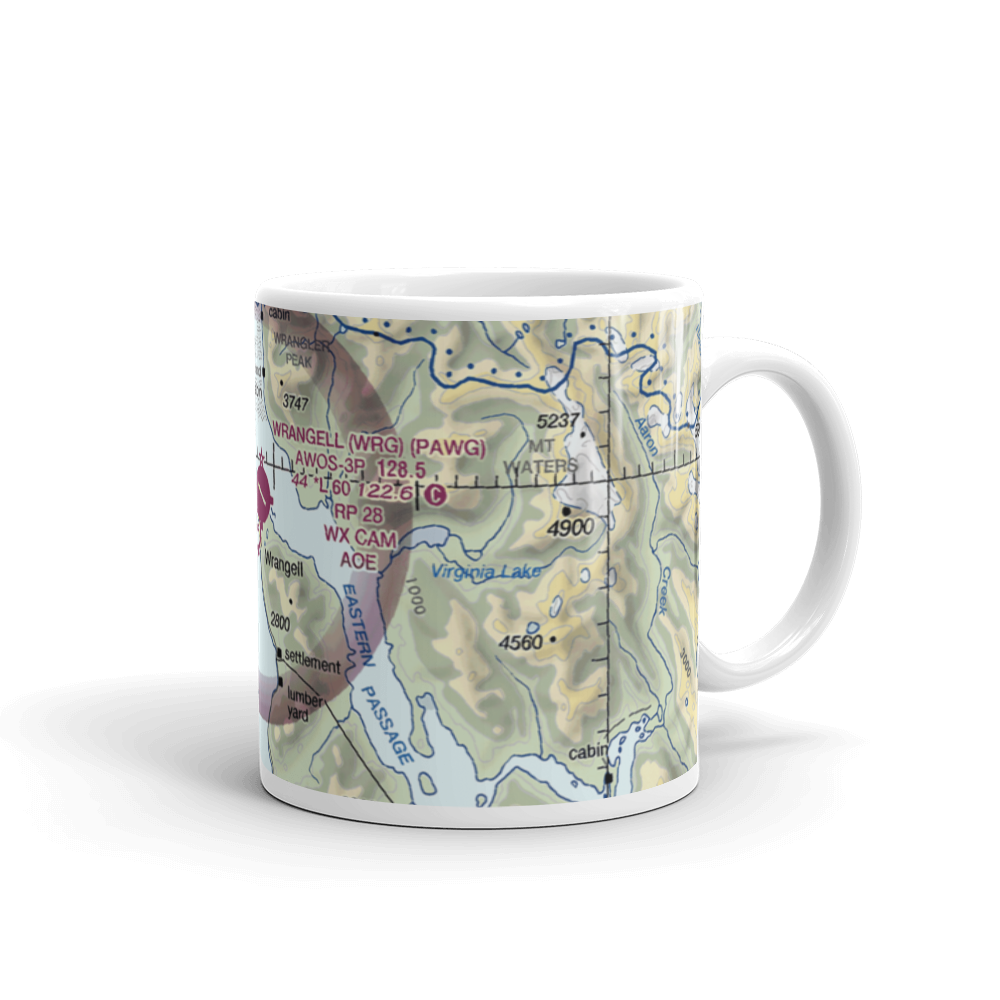 Wrangell Seaplane Base (68A) VFR Sectional  Mug 
