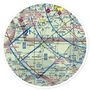 Reader-Botsford Airport (67D) VFR Sectional Sticker (30 mile)