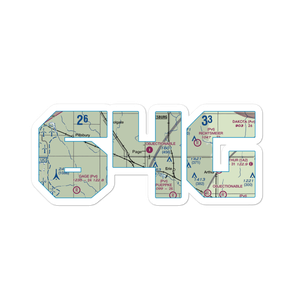 Page Regional Airport (64G) VFR Sectional Sticker