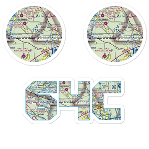 Vincent Airport (64C) VFR Sectional Sticker Pack