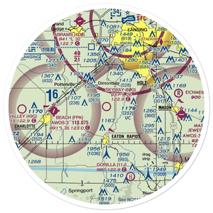 Skyway Estates Airport (60G) VFR Sectional Sticker (30 mile)