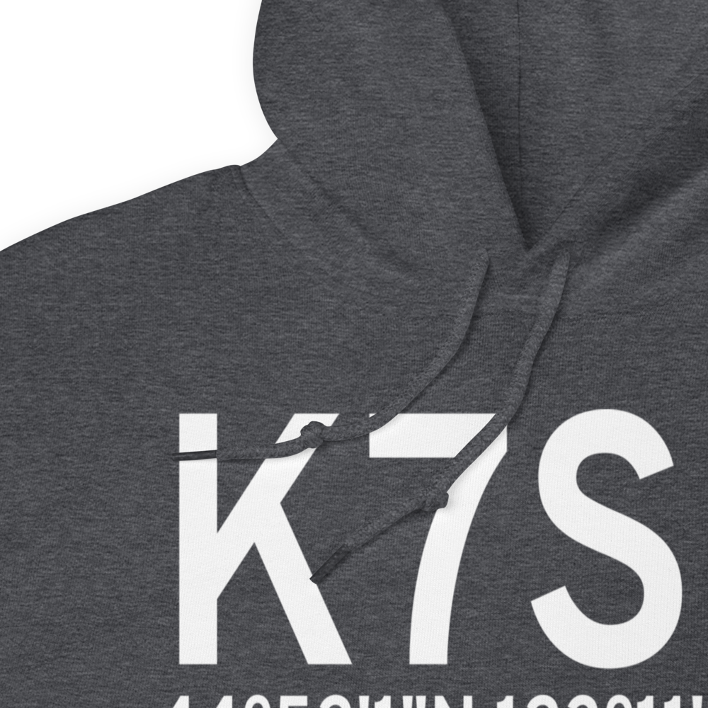 Independence State Airport (K7S5) ICAO Hoodie Sweatshirt 