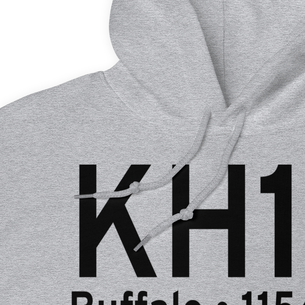 Buffalo Municipal Airport (KH17) ICAO Hoodie Sweatshirt 
