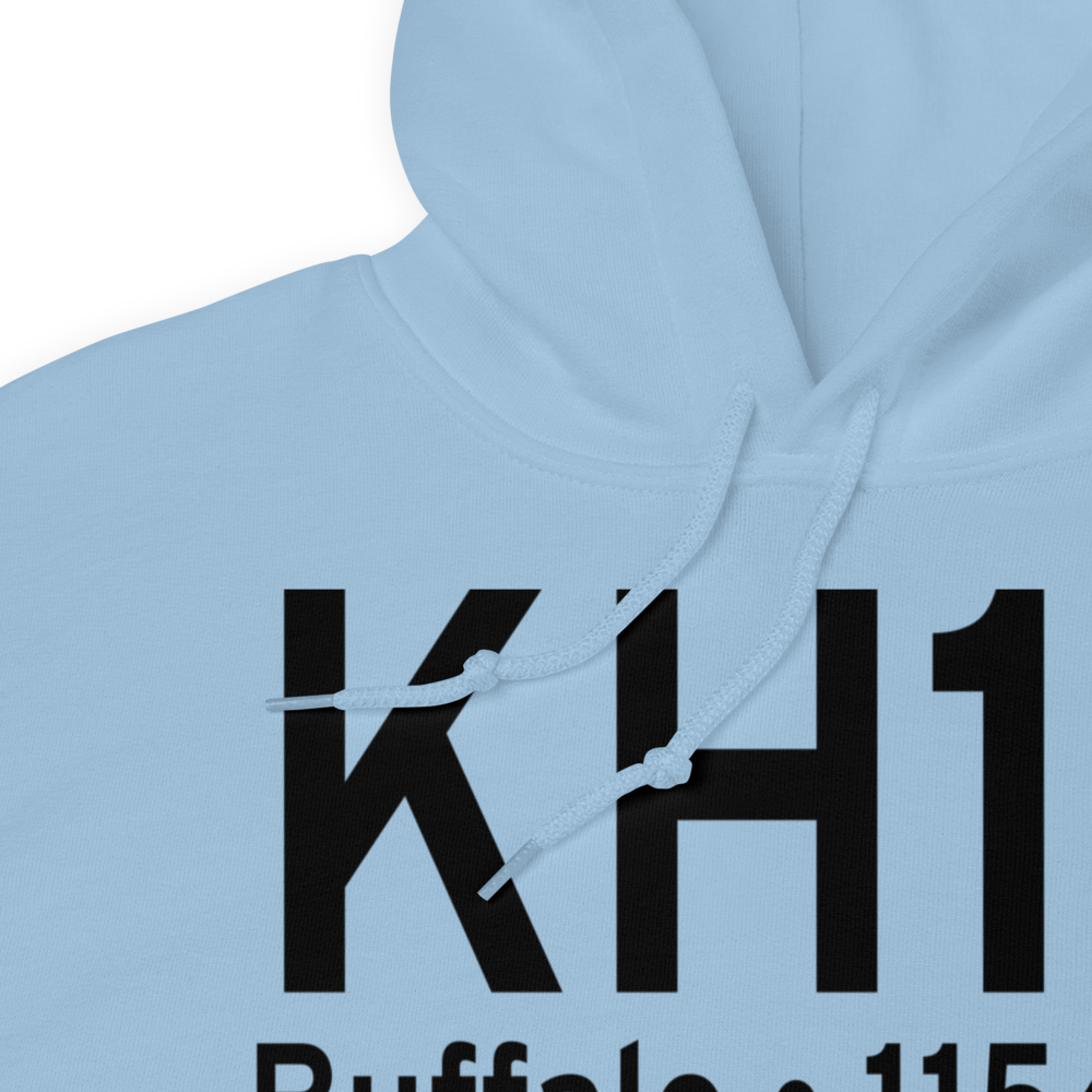 Buffalo Municipal Airport (KH17) ICAO Hoodie Sweatshirt 