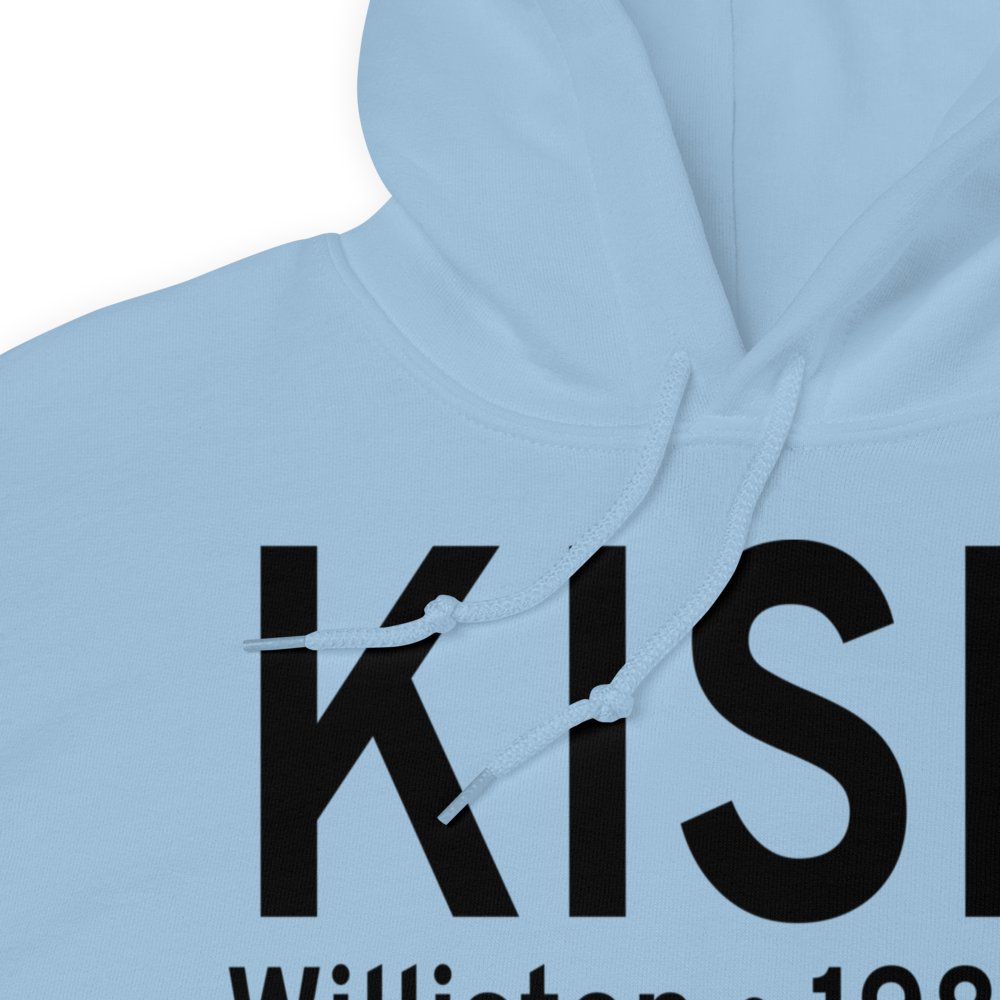 Sloulin Field International Airport (KISN) ICAO Hoodie Sweatshirt 
