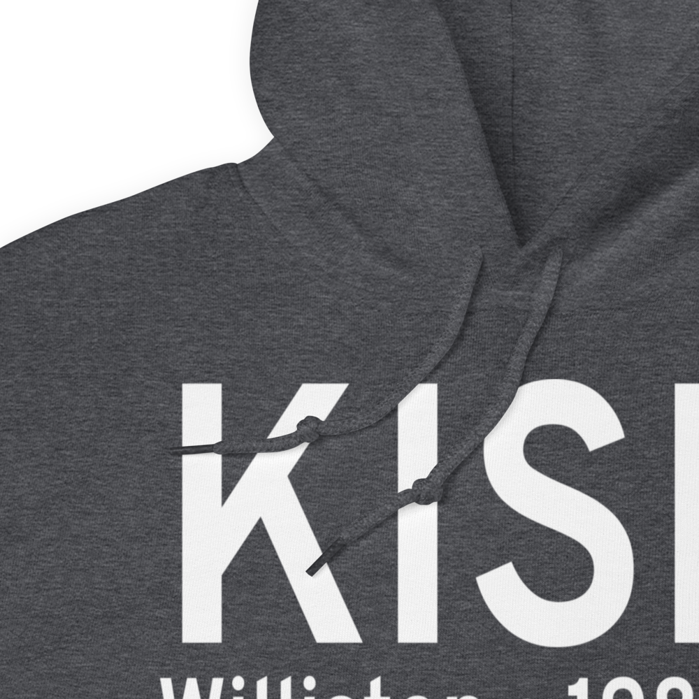 Sloulin Field International Airport (KISN) ICAO Hoodie Sweatshirt 