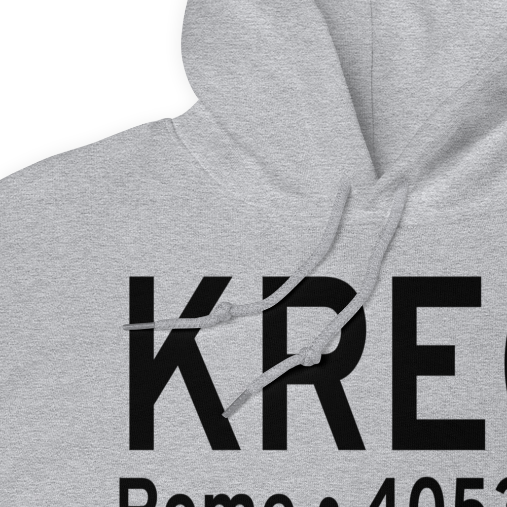 Rome State Airport (KREO) ICAO Hoodie Sweatshirt 