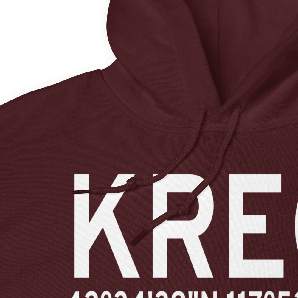 Rome State Airport (KREO) ICAO Hoodie Sweatshirt 