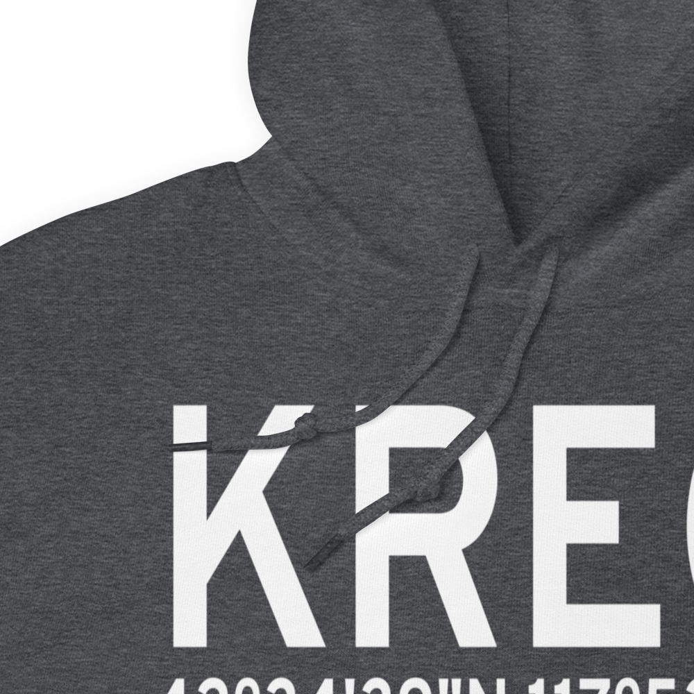 Rome State Airport (KREO) ICAO Hoodie Sweatshirt 