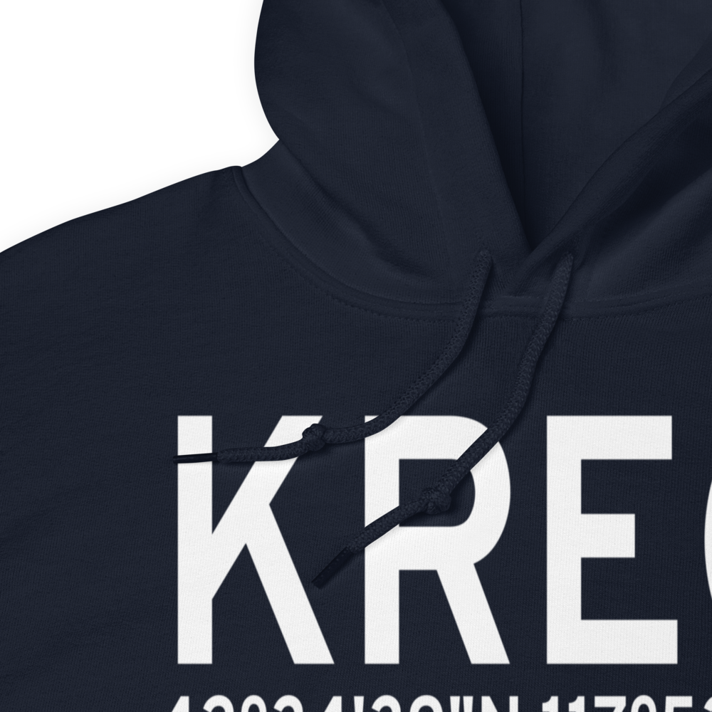 Rome State Airport (KREO) ICAO Hoodie Sweatshirt 