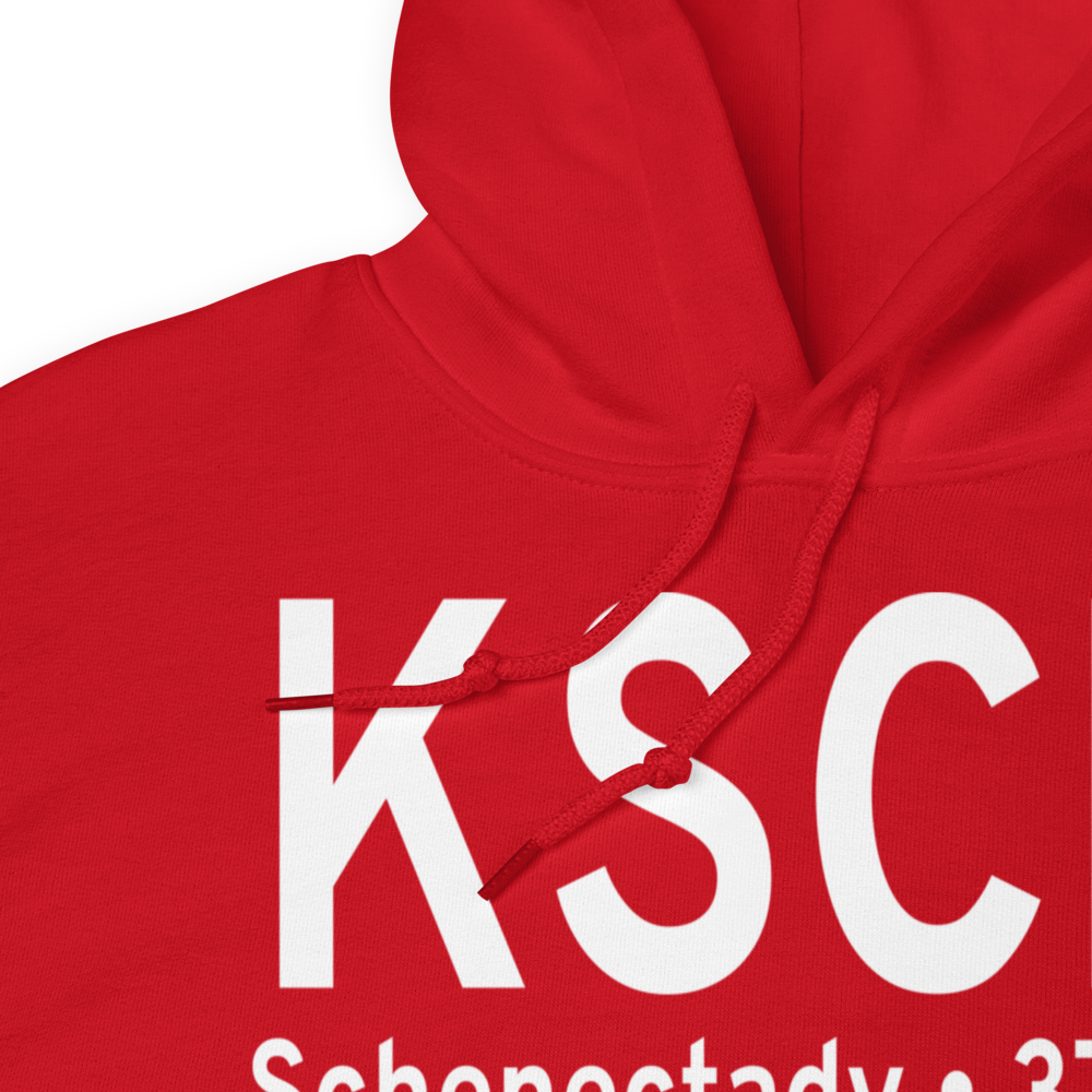 Schenectady County Airport (KSCH) ICAO Hoodie Sweatshirt 