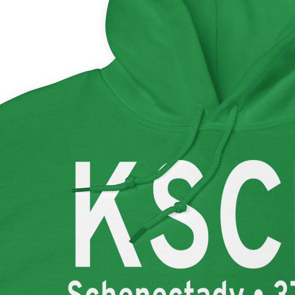 Schenectady County Airport (KSCH) ICAO Hoodie Sweatshirt 
